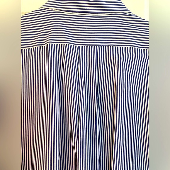 Brooks Brothers Madison Button down dress shirt white blue stripe 18/36 - Picture 3 of 7